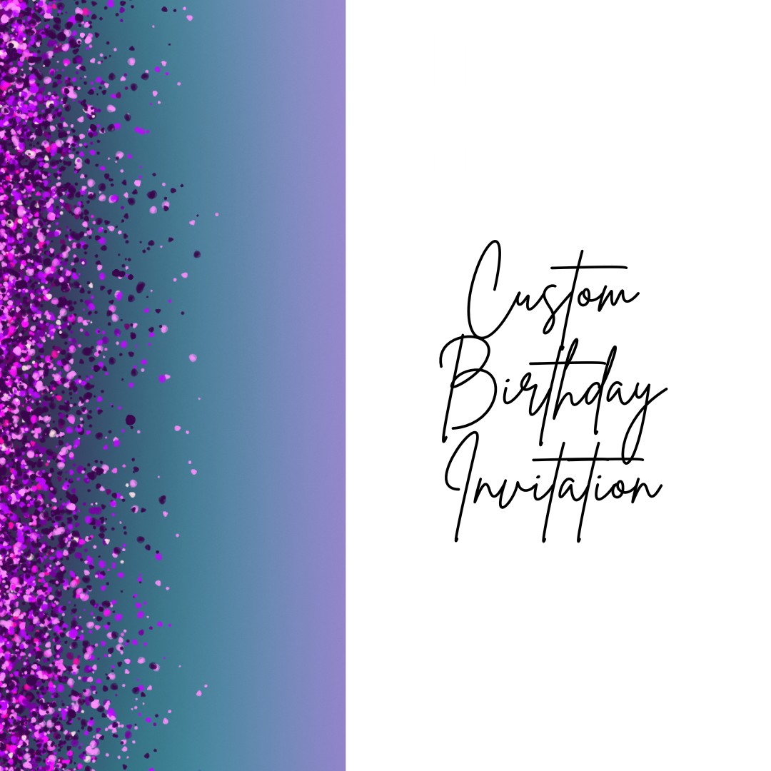 Custom Birthday Party Invitation