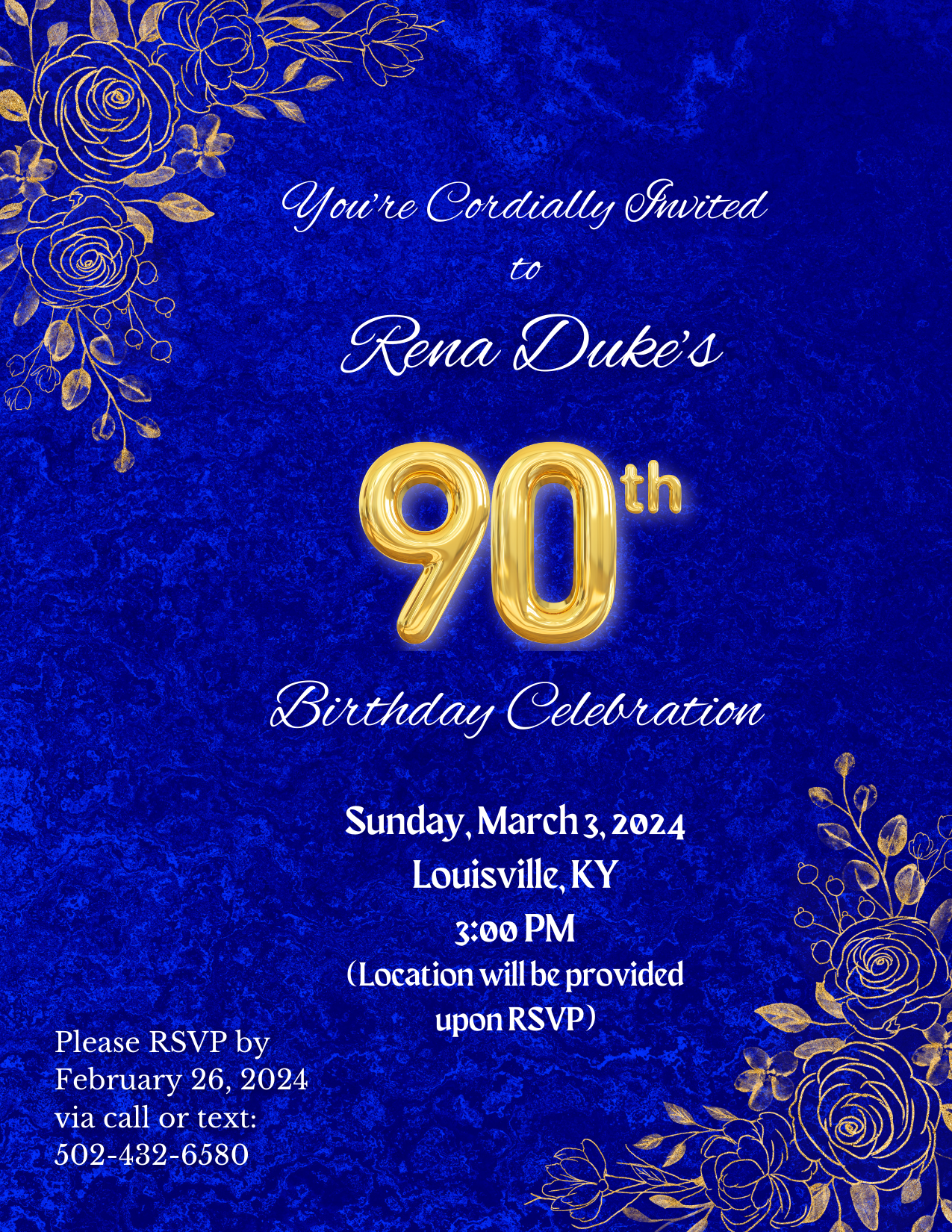 Custom Birthday Party Invitation