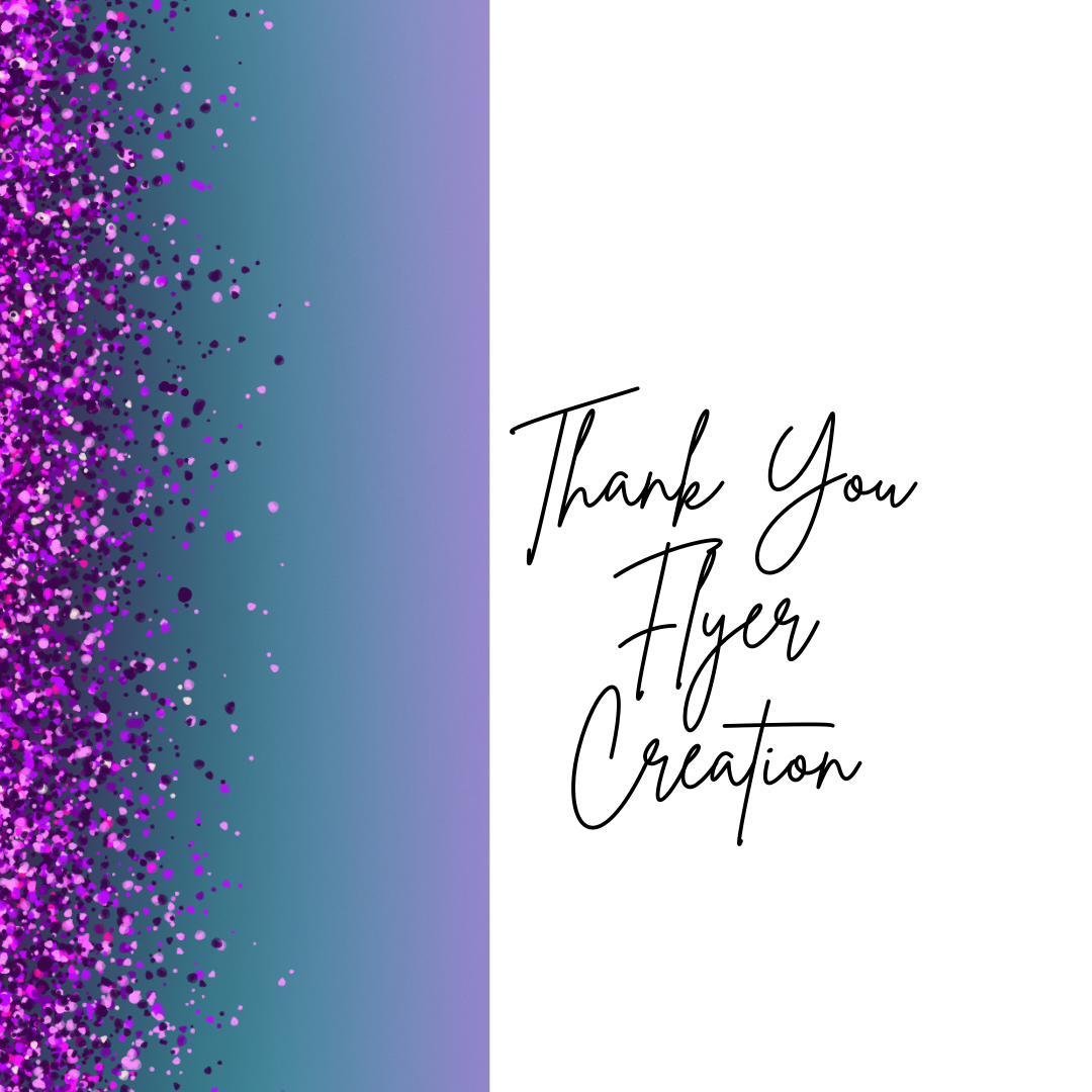 Thank You Flyer Creation